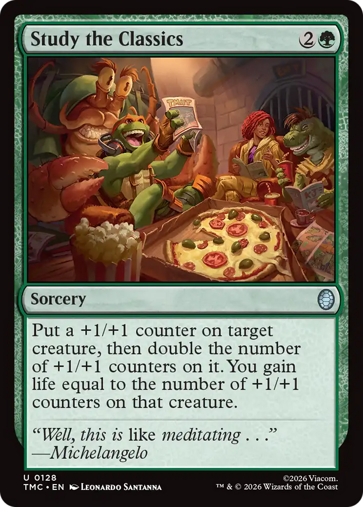 Study the Classics [Teenage Mutant Ninja Turtles Commander] | Shuffle n Cut Hobbies & Games
