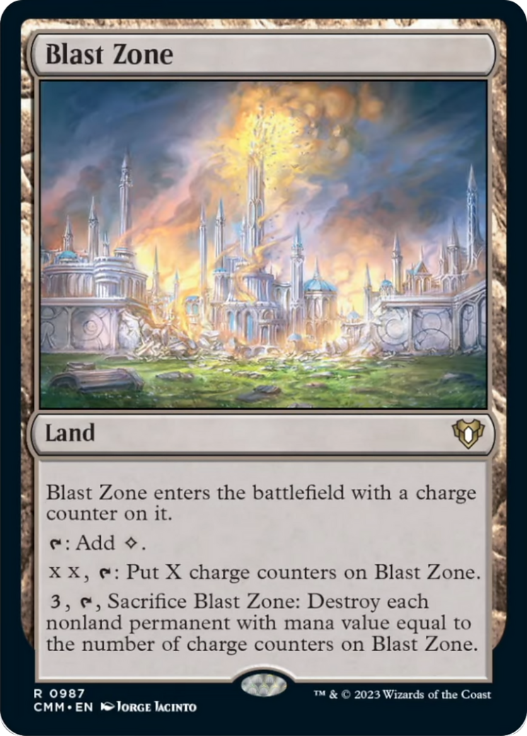 Blast Zone [Commander Masters] | Shuffle n Cut Hobbies & Games