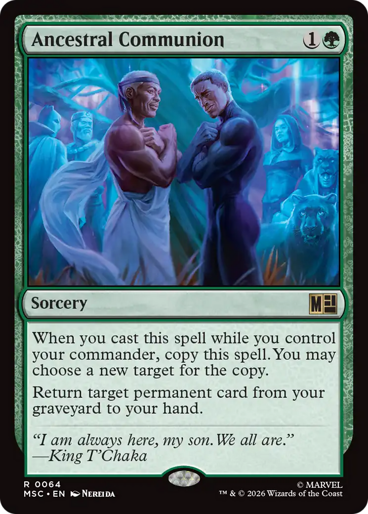 Ancestral Communion [Marvel Super Heroes Commander] | Shuffle n Cut Hobbies & Games