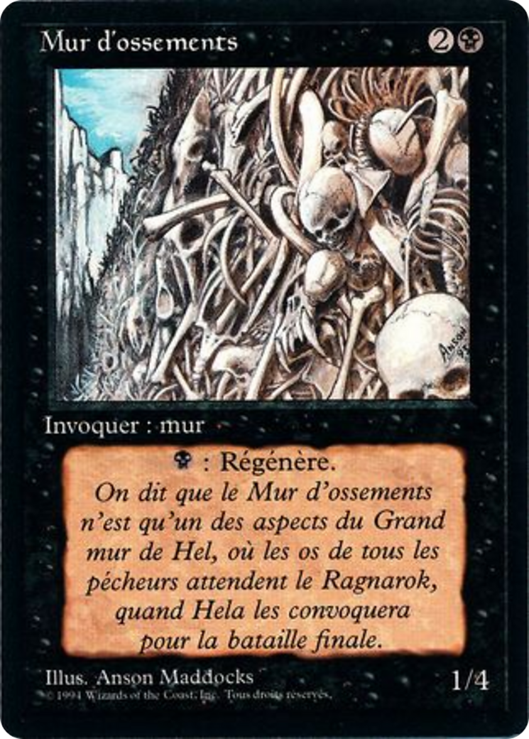 Wall of Bone [Foreign Black Border] | Shuffle n Cut Hobbies & Games