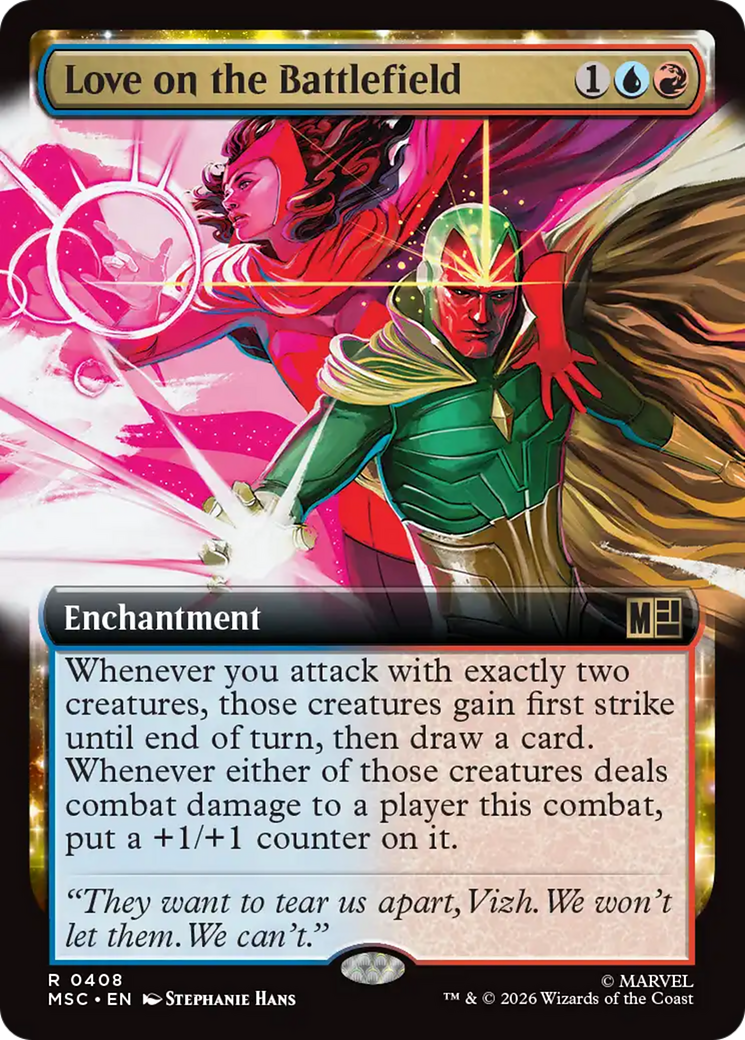 Love on the Battlefield (Extended Art) [Marvel Super Heroes Commander] | Shuffle n Cut Hobbies & Games
