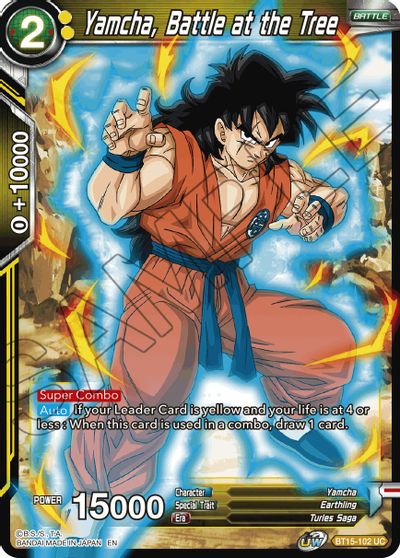 Yamcha, Battle at the Tree (BT15-102) [Saiyan Showdown] | Shuffle n Cut Hobbies & Games