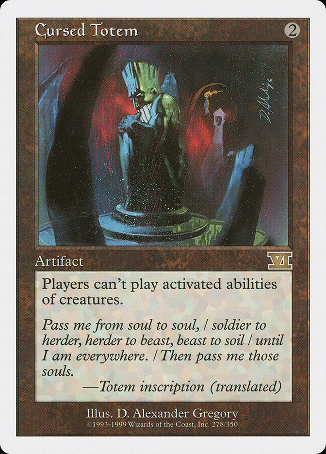 Cursed Totem [Classic Sixth Edition] | Shuffle n Cut Hobbies & Games