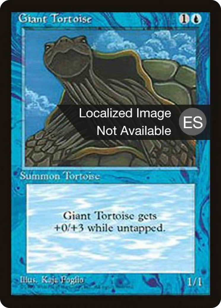 Giant Tortoise [Fourth Edition Foreign Black Border] | Shuffle n Cut Hobbies & Games