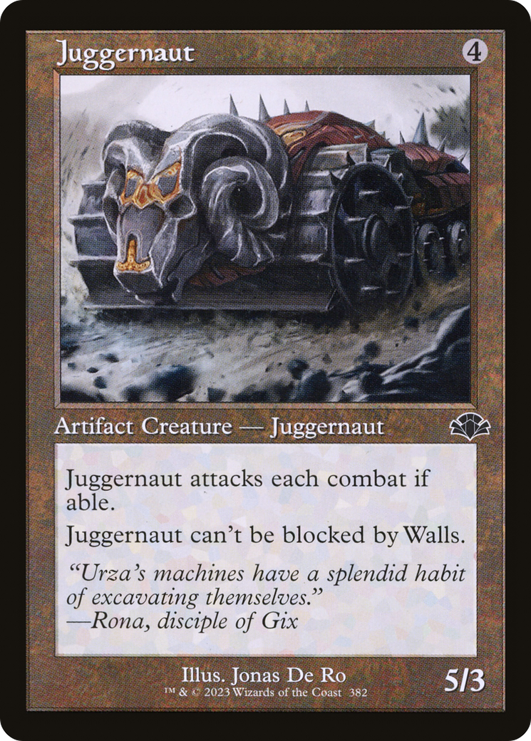 Juggernaut (Retro) [Dominaria Remastered] | Shuffle n Cut Hobbies & Games