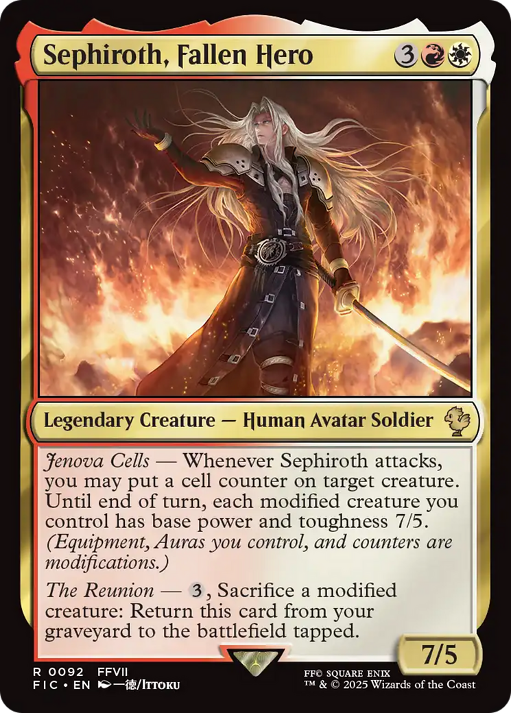 Sephiroth, Fallen Hero [FINAL FANTASY Commander] | Shuffle n Cut Hobbies & Games