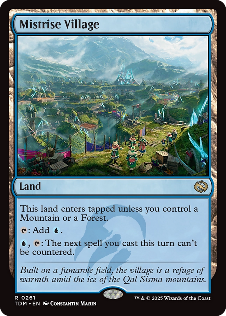 Mistrise Village [Tarkir: Dragonstorm] | Shuffle n Cut Hobbies & Games