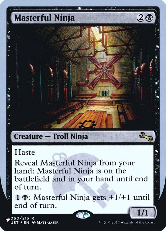 Masterful Ninja (Unfinity Foil Edition) [The List] | Shuffle n Cut Hobbies & Games