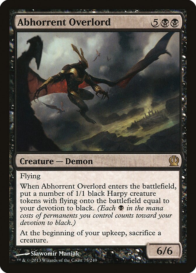 Abhorrent Overlord [Theros] | Shuffle n Cut Hobbies & Games