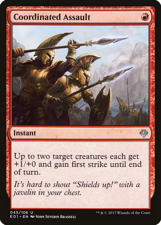 Coordinated Assault [Archenemy: Nicol Bolas] | Shuffle n Cut Hobbies & Games