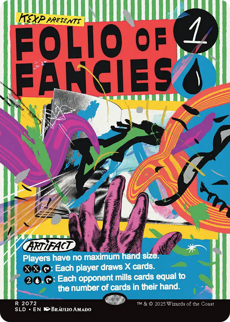 Folio of Fancies (Rainbow Foil) [Secret Lair Drop Series] | Shuffle n Cut Hobbies & Games