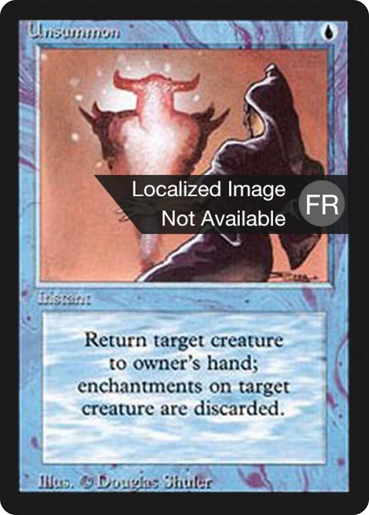 Unsummon [Foreign Black Border] | Shuffle n Cut Hobbies & Games