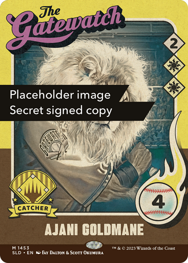 Ajani Goldmane (745) (Autographed) [Secret Lair Drop Series] | Shuffle n Cut Hobbies & Games