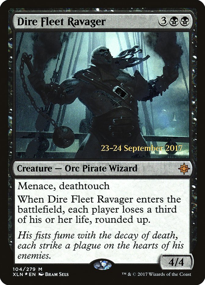 Dire Fleet Ravager [Ixalan Prerelease Promos] | Shuffle n Cut Hobbies & Games