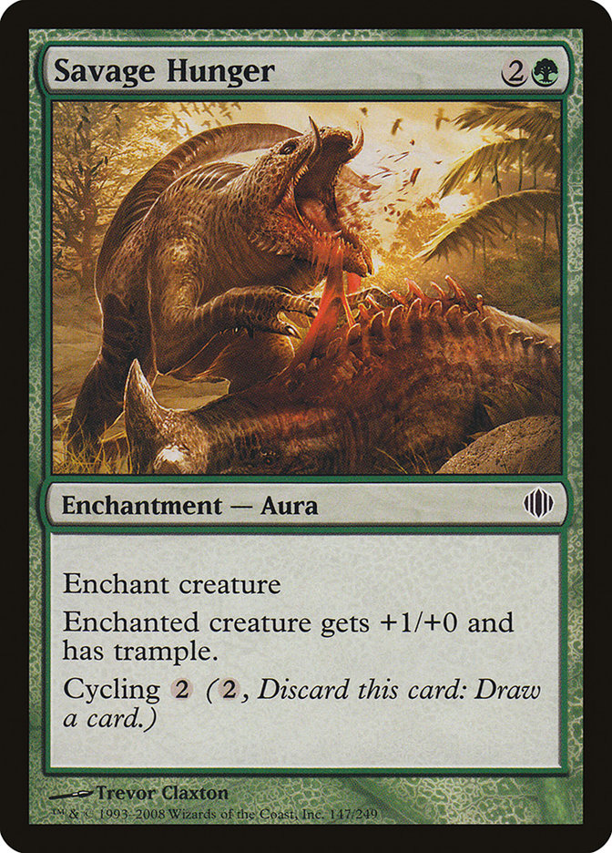 Savage Hunger [Shards of Alara] | Shuffle n Cut Hobbies & Games