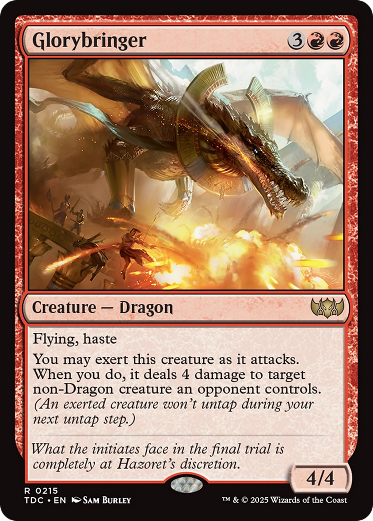 Glorybringer [Tarkir: Dragonstorm Commander] | Shuffle n Cut Hobbies & Games