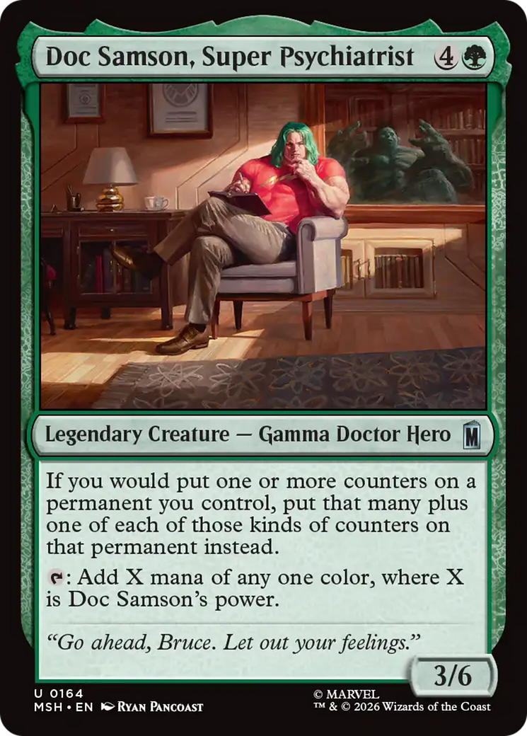 Doc Samson, Super Psychiatrist [Marvel Super Heroes] | Shuffle n Cut Hobbies & Games