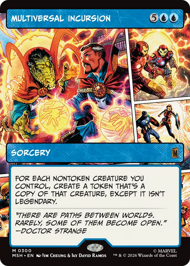 Multiversal Incursion (Borderless) [Marvel Super Heroes] | Shuffle n Cut Hobbies & Games
