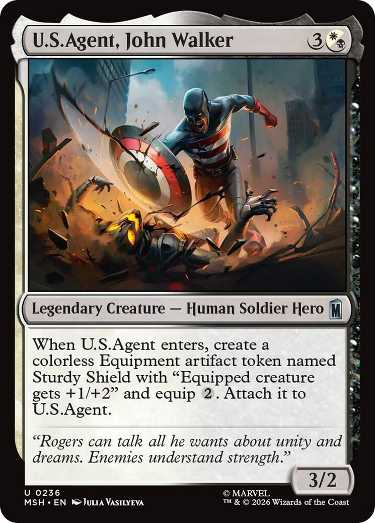 U.S.Agent, John Walker [Marvel Super Heroes] | Shuffle n Cut Hobbies & Games