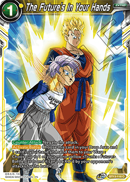 The Future's in Your Hands (Common) (BT13-118) [Supreme Rivalry] | Shuffle n Cut Hobbies & Games