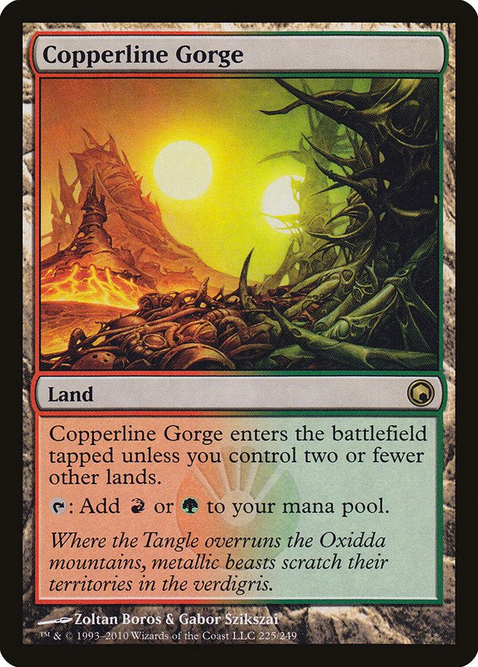 Copperline Gorge [Scars of Mirrodin] | Shuffle n Cut Hobbies & Games