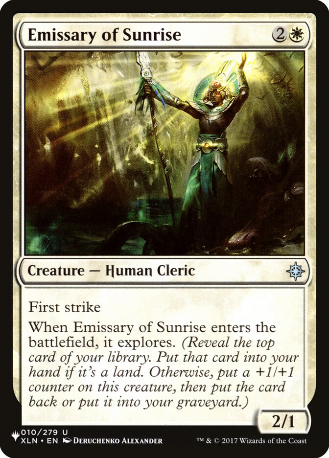 Emissary of Sunrise [The List] | Shuffle n Cut Hobbies & Games