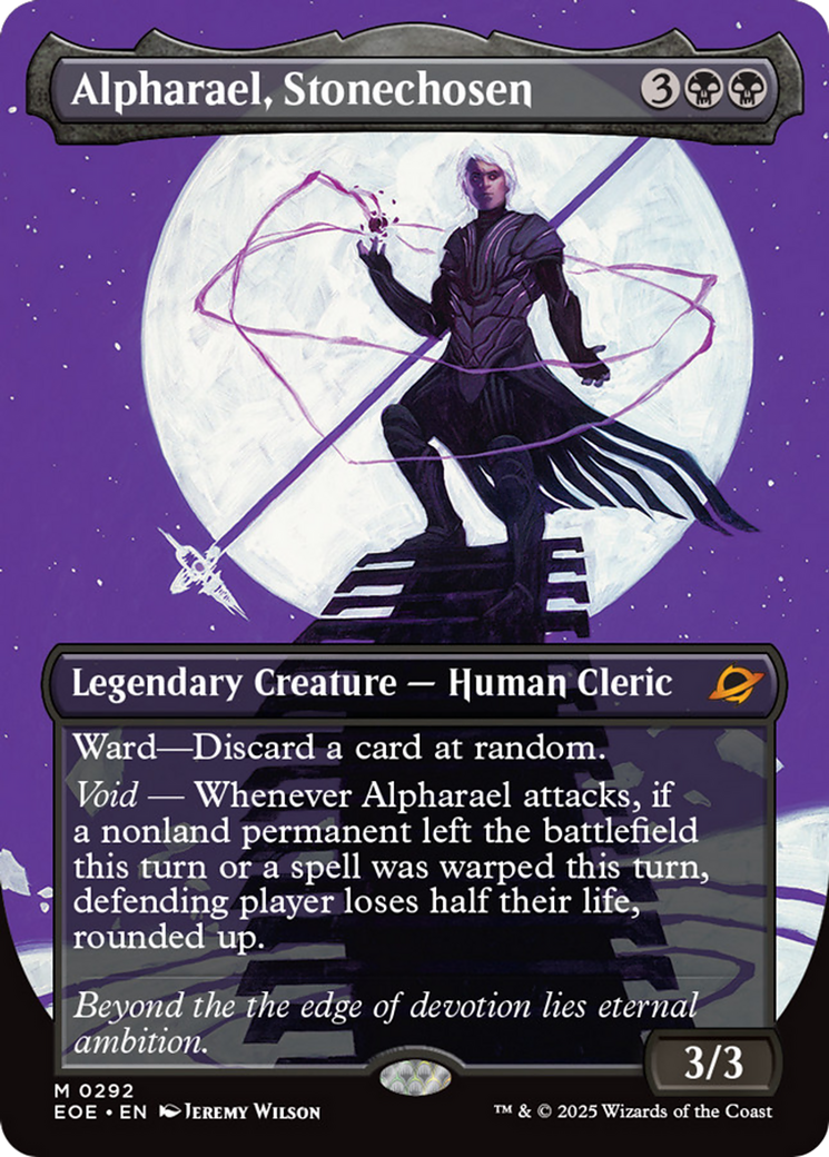 Alpharael, Stonechosen (Borderless) [Edge of Eternities] | Shuffle n Cut Hobbies & Games