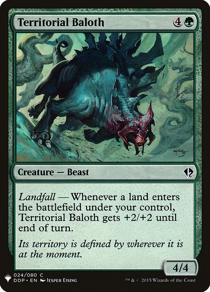 Territorial Baloth [Mystery Booster] | Shuffle n Cut Hobbies & Games