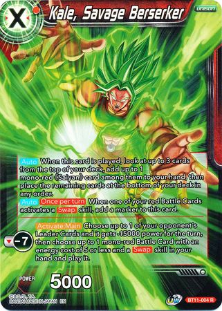 Kale, Savage Berserker (BT11-004) [Vermilion Bloodline 2nd Edition] | Shuffle n Cut Hobbies & Games