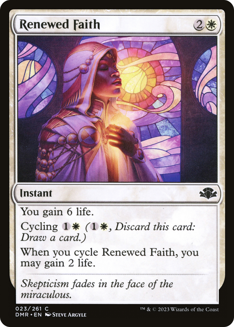 Renewed Faith [Dominaria Remastered] | Shuffle n Cut Hobbies & Games