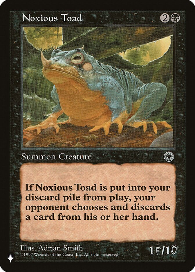 Noxious Toad [The List] | Shuffle n Cut Hobbies & Games