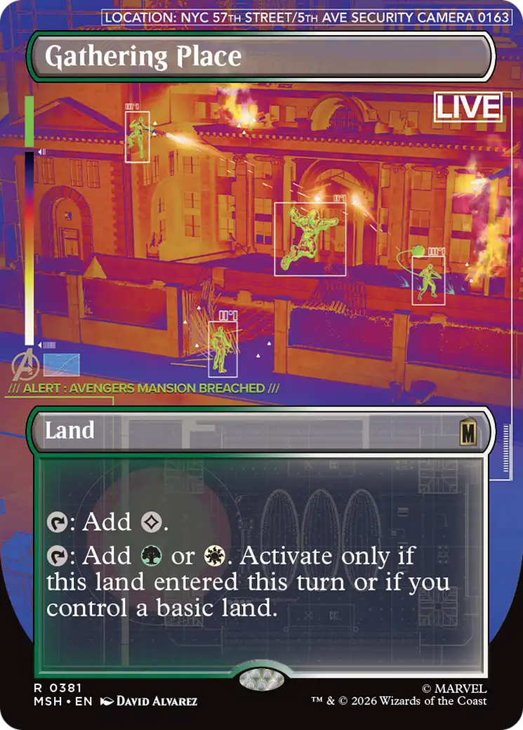Gathering Place (Borderless) [Marvel Super Heroes] | Shuffle n Cut Hobbies & Games