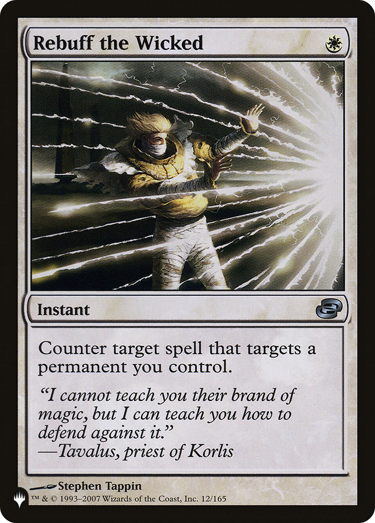 Rebuff the Wicked [The List] | Shuffle n Cut Hobbies & Games