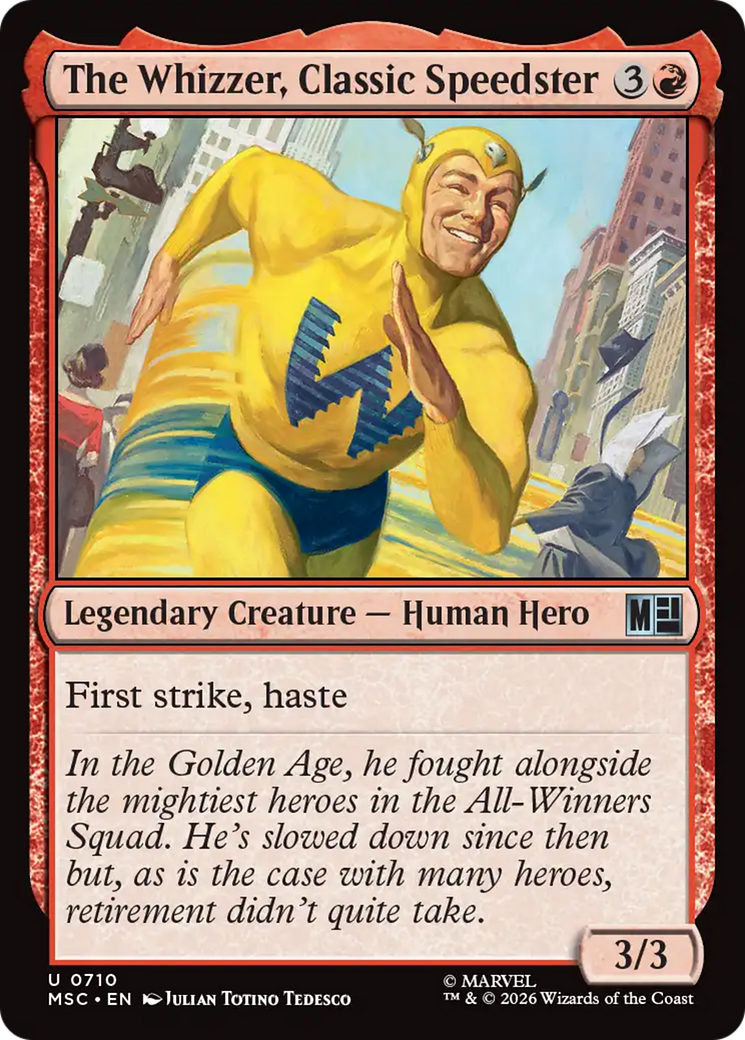 The Whizzer, Classic Speedster [Marvel Super Heroes Commander] | Shuffle n Cut Hobbies & Games