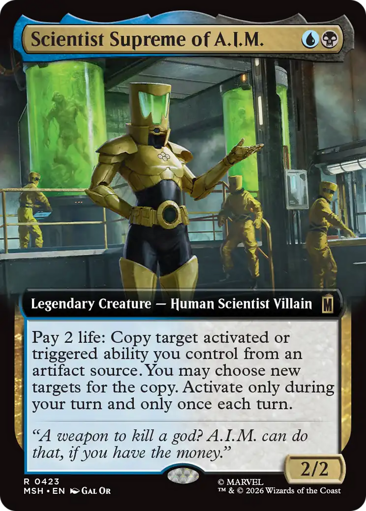 Scientist Supreme of A.I.M. (Extended Art) [Marvel Super Heroes] | Shuffle n Cut Hobbies & Games
