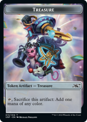 Teddy Bear // Treasure (013) Double-Sided Token [Unfinity Tokens] | Shuffle n Cut Hobbies & Games