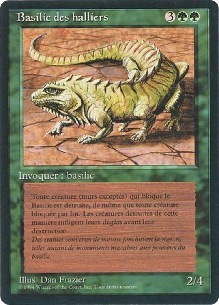 Thicket Basilisk [Foreign Black Border] | Shuffle n Cut Hobbies & Games
