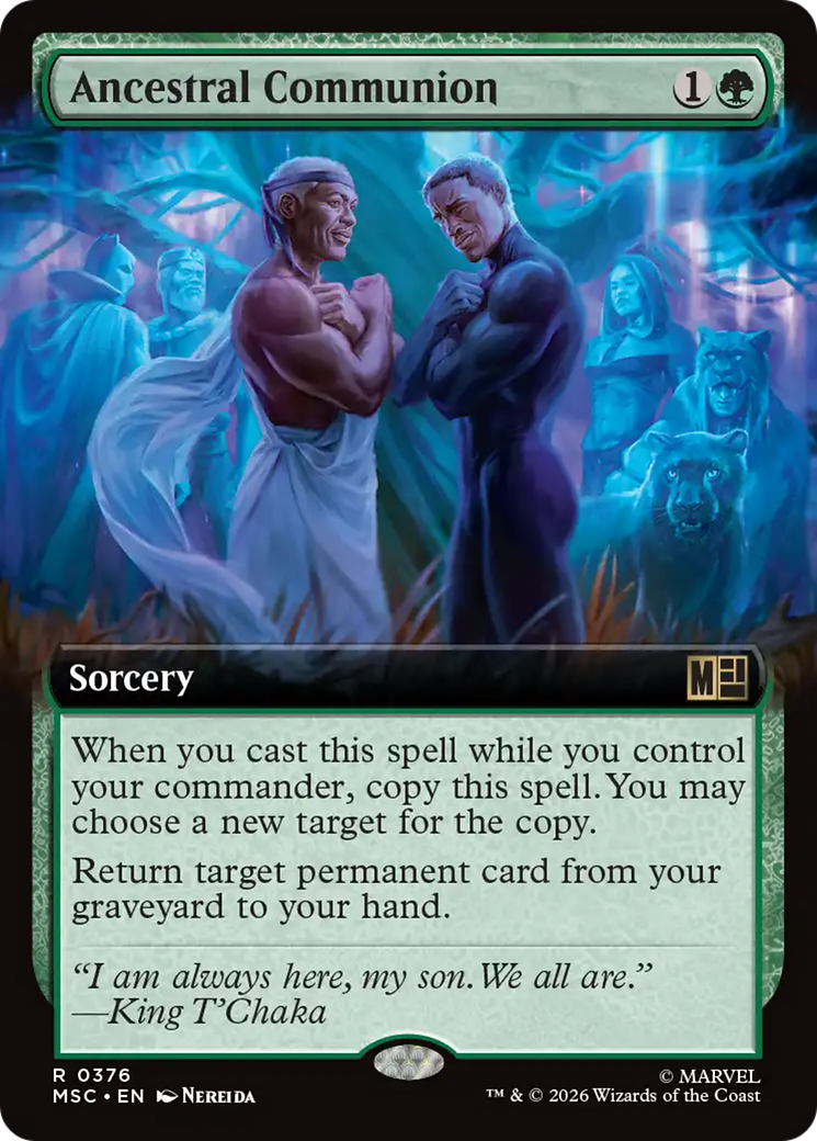 Ancestral Communion (Extended Art) [Marvel Super Heroes Commander] | Shuffle n Cut Hobbies & Games