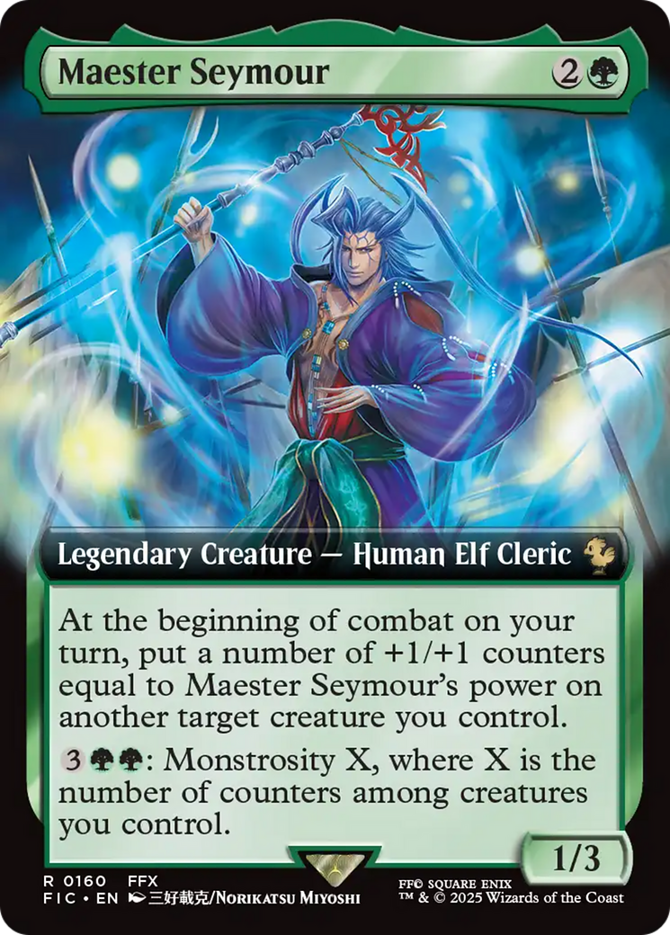 Maester Seymour (Extended Art) [FINAL FANTASY Commander] | Shuffle n Cut Hobbies & Games
