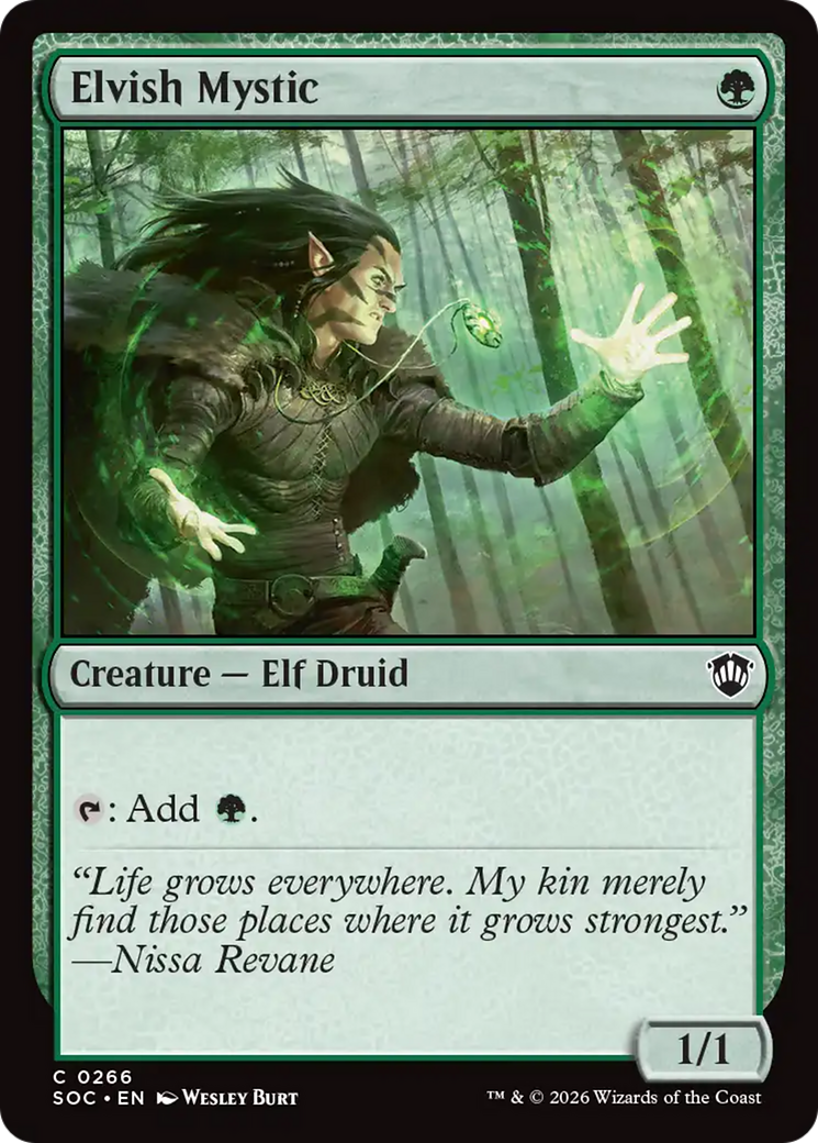 Elvish Mystic [Secrets of Strixhaven Commander] | Shuffle n Cut Hobbies & Games
