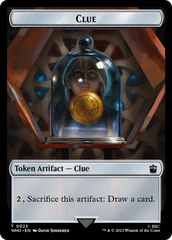 Dalek // Clue (0023) Double-Sided Token [Doctor Who Tokens] | Shuffle n Cut Hobbies & Games
