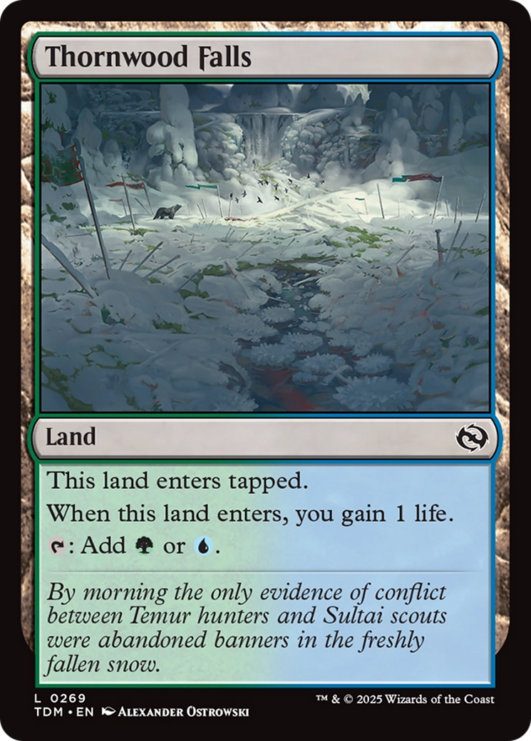 Thornwood Falls [Tarkir: Dragonstorm] | Shuffle n Cut Hobbies & Games