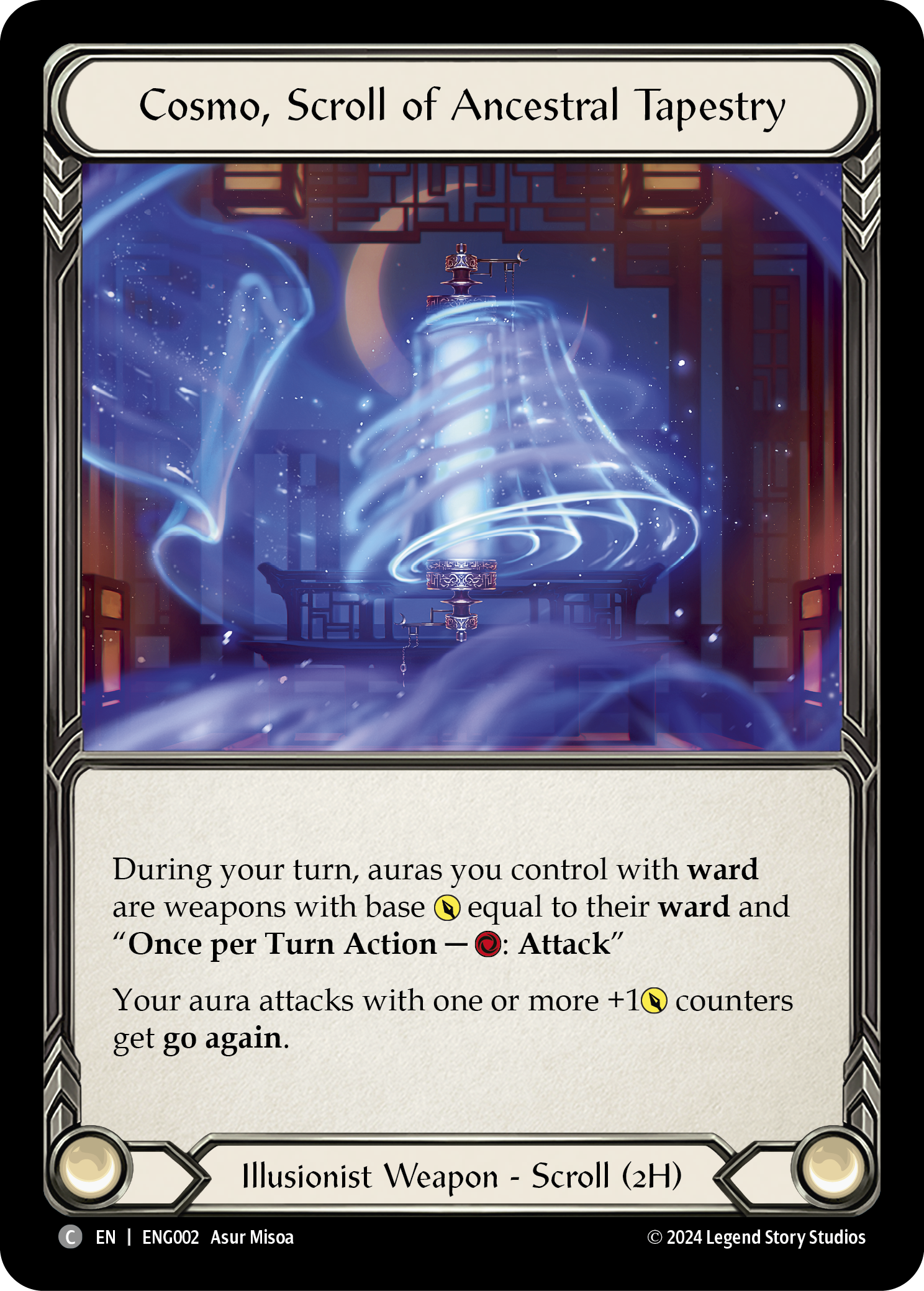 Cosmo, Scroll of Ancestral Tapestry [ENG002] (Part the Mistveil Enigma Blitz Deck) | Shuffle n Cut Hobbies & Games