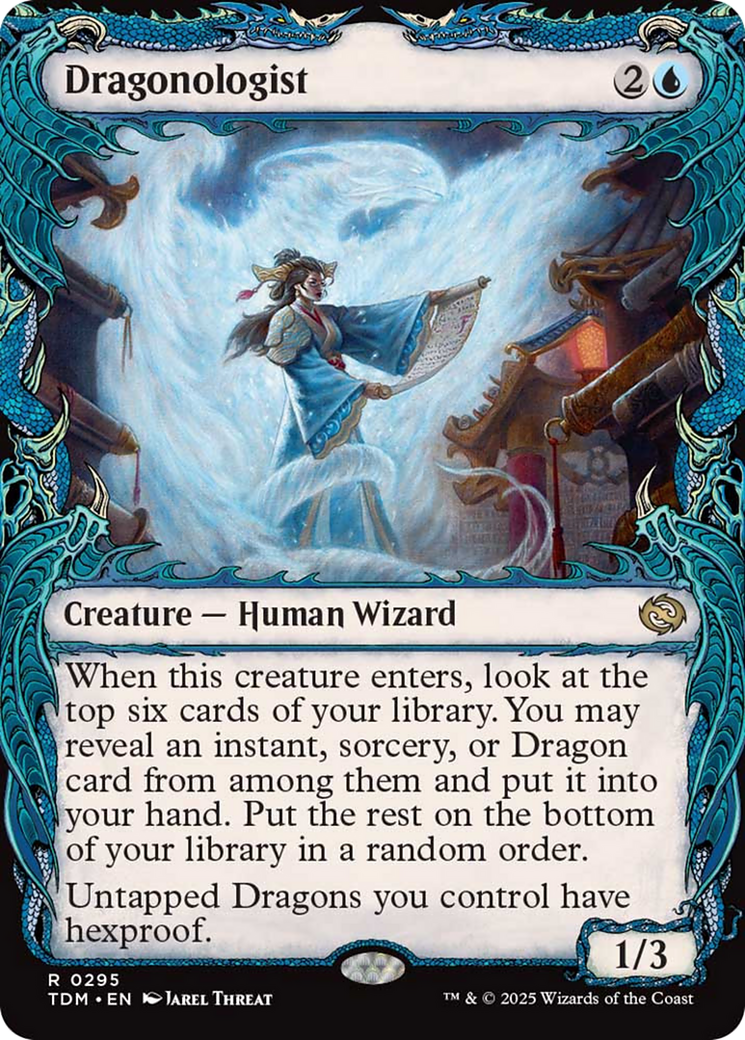 Dragonologist (Showcase) [Tarkir: Dragonstorm] | Shuffle n Cut Hobbies & Games