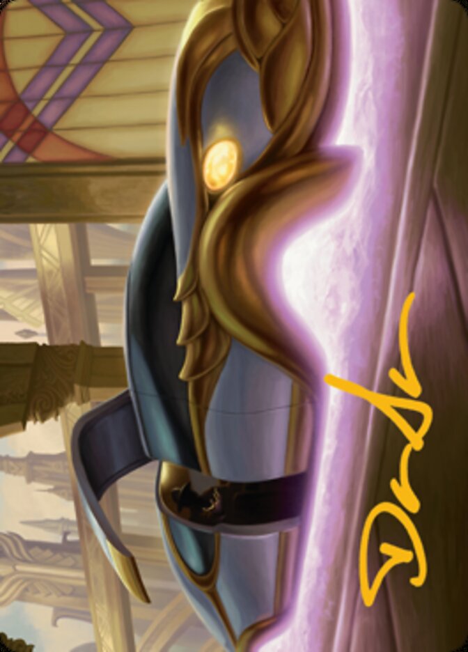 Mysterious Limousine Art Card (Gold-Stamped Signature) [Streets of New Capenna Art Series] | Shuffle n Cut Hobbies & Games