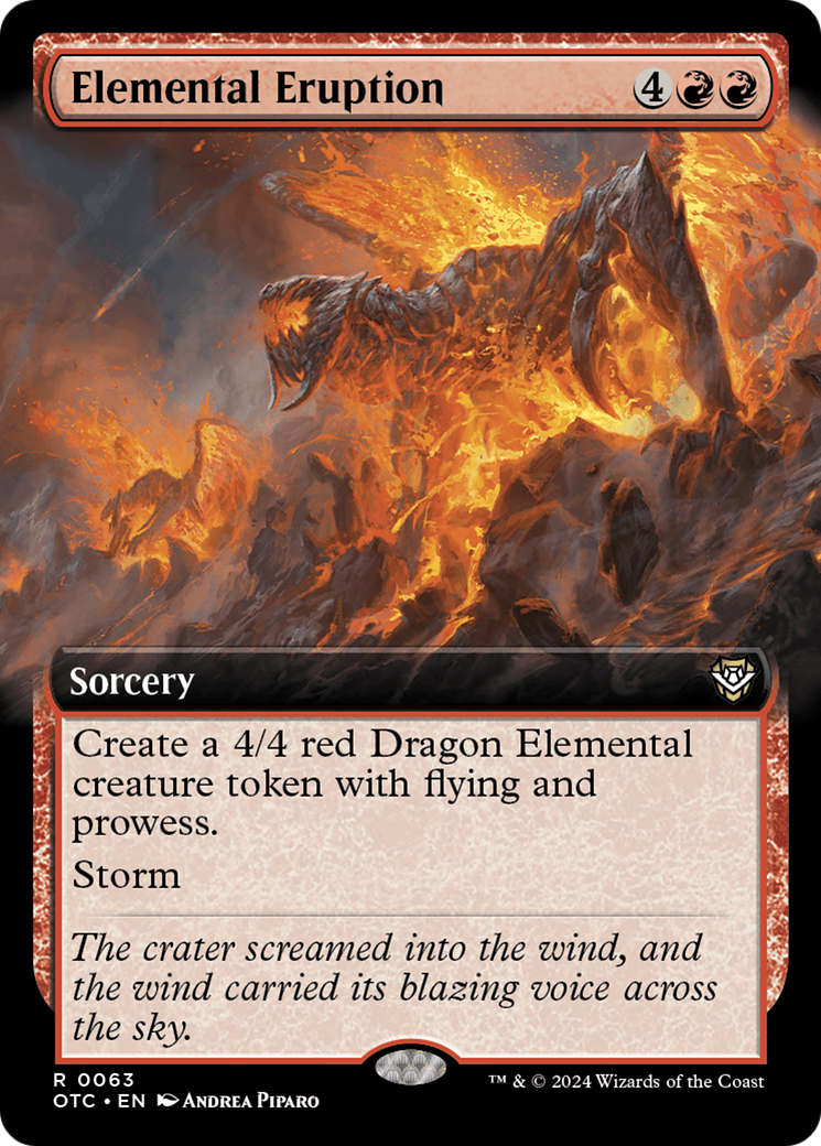 Elemental Eruption (Extended Art) [Outlaws of Thunder Junction Commander] | Shuffle n Cut Hobbies & Games