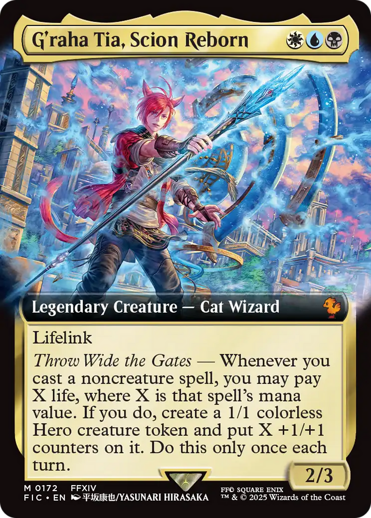 G'raha Tia, Scion Reborn (Extended Art) [FINAL FANTASY Commander] | Shuffle n Cut Hobbies & Games