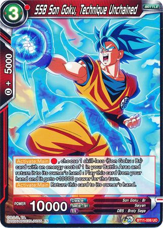 SSB Son Goku, Technique Unchained (BT11-006) [Vermilion Bloodline] | Shuffle n Cut Hobbies & Games