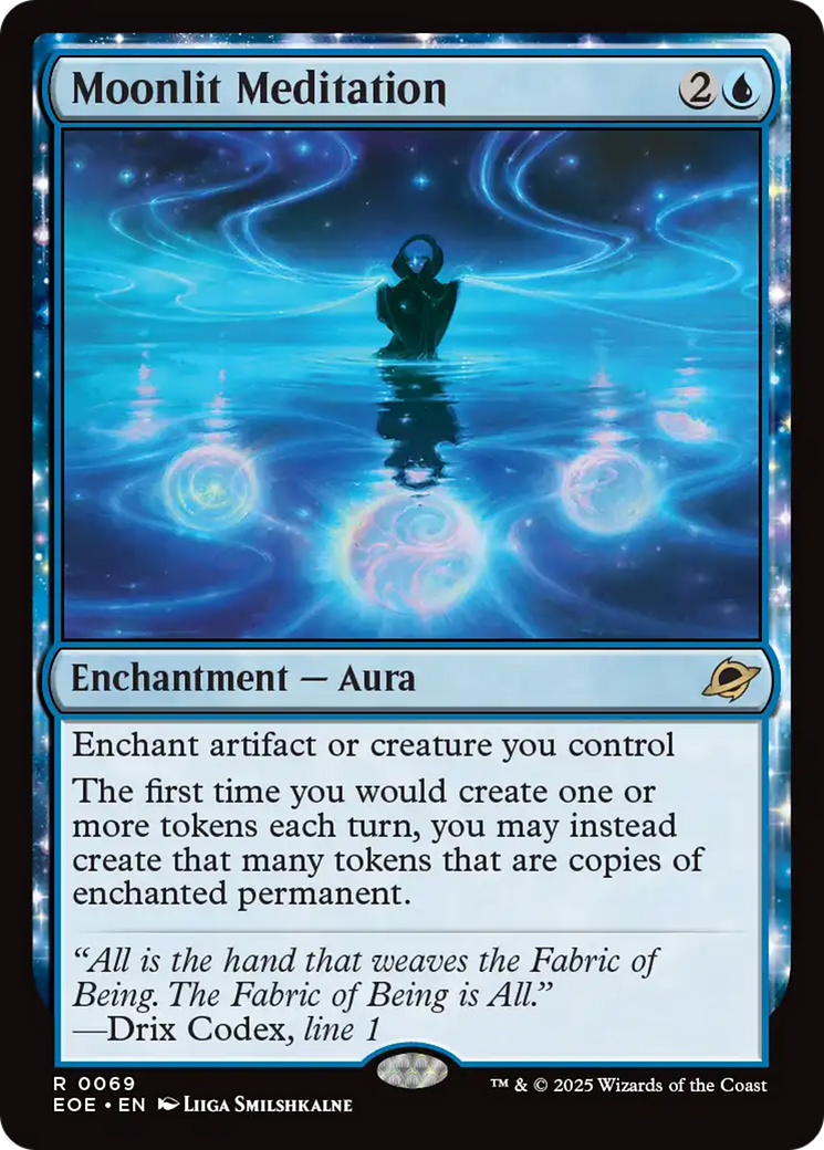 Moonlit Meditation [Edge of Eternities] | Shuffle n Cut Hobbies & Games