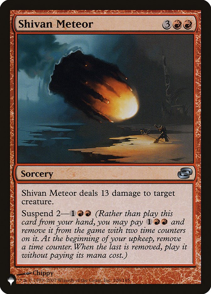 Shivan Meteor [The List] | Shuffle n Cut Hobbies & Games